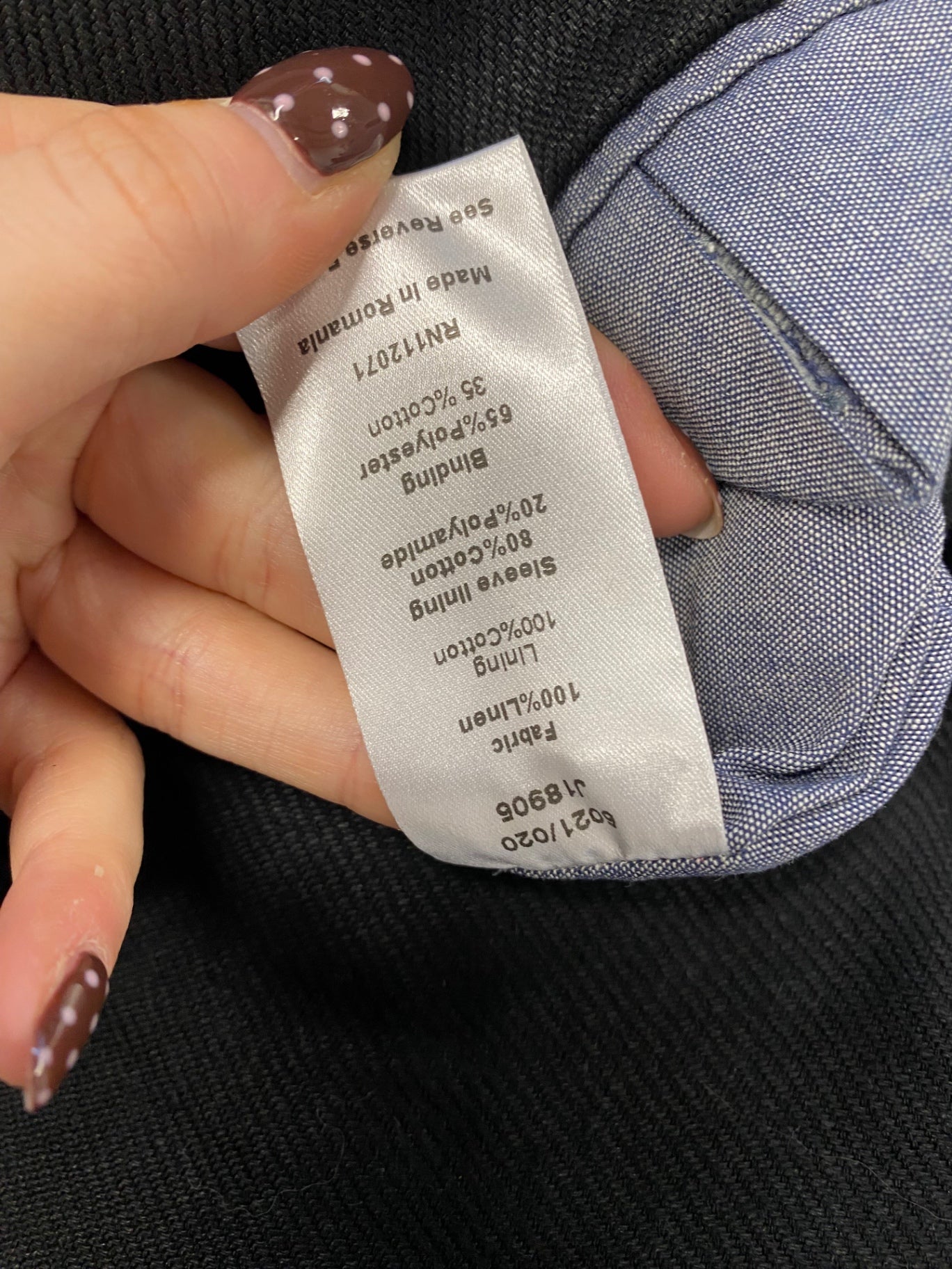 Fabulous Jigsaw Trench Coat UK M Black city vibe linen SS002