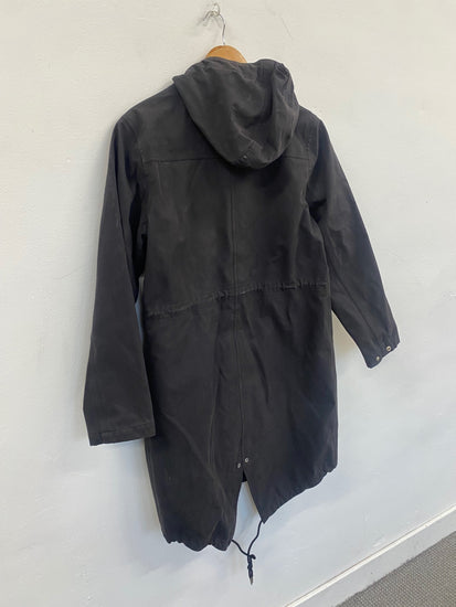 Fabulous Ilse jacobsen Hornbaek black Raincoat Uk10 Black SS002