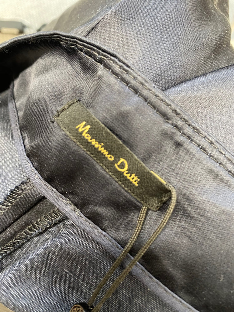 Fabulous Massimo Dutti Wide leg trousers UK 12 Navy SS002