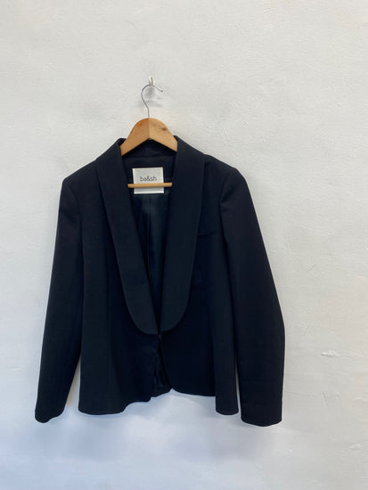 Fabulous Ba&sh Blazer UK 10 Black classy party SS002