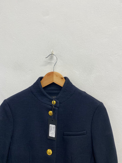 Fabulous Rag & Bone salute slade ponte Blazer UK 10 Navy Blue SS002