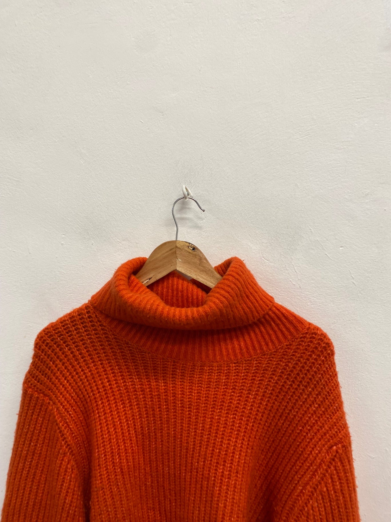 Fabulous Essentiel antwerp Sweater wool blend UK 12 Orange SS002