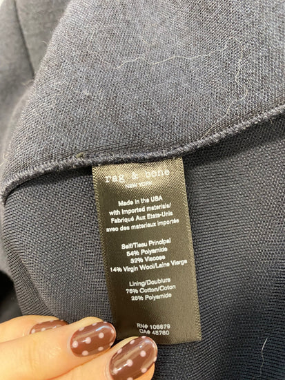 Fabulous Rag & Bone salute slade ponte Blazer UK 10 Navy Blue SS002