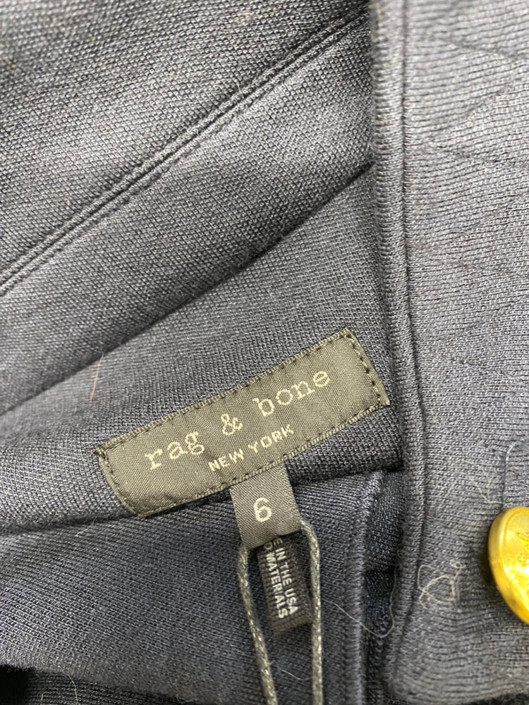 Fabulous Rag & Bone salute slade ponte Blazer UK 10 Navy Blue SS002