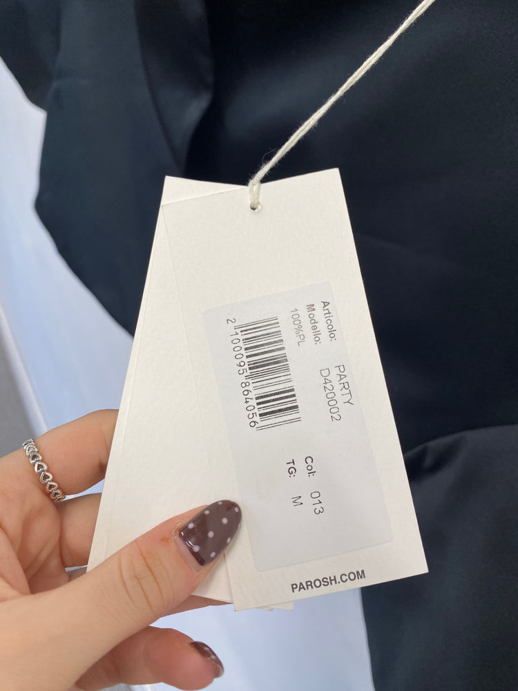 Fabulous Parosh Bolero UK 12 Black cropped formal classy SS002