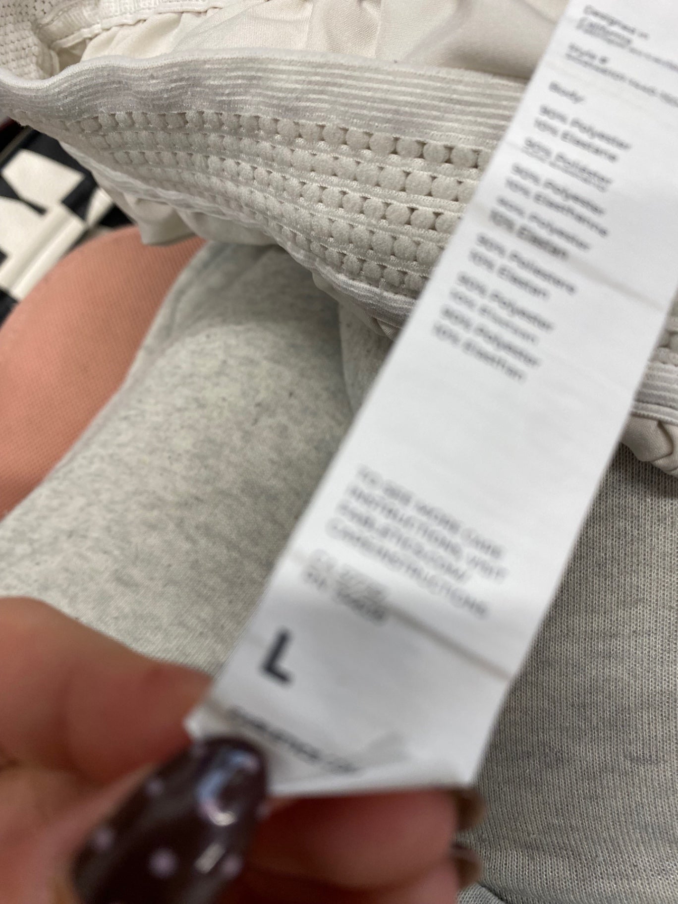 Classic Fabletics men’s Shorts UK L Cream active CP002