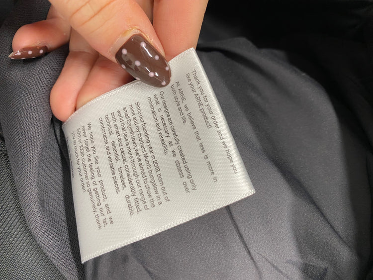 Fabulous ARNE Puffer Jacket UK L Grey men’s CP002