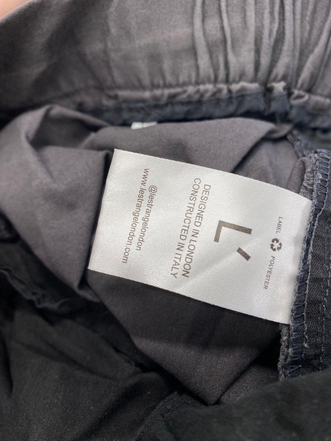 Fabulous Lestrange london Chino Trousers UK L Dark Grey CP002