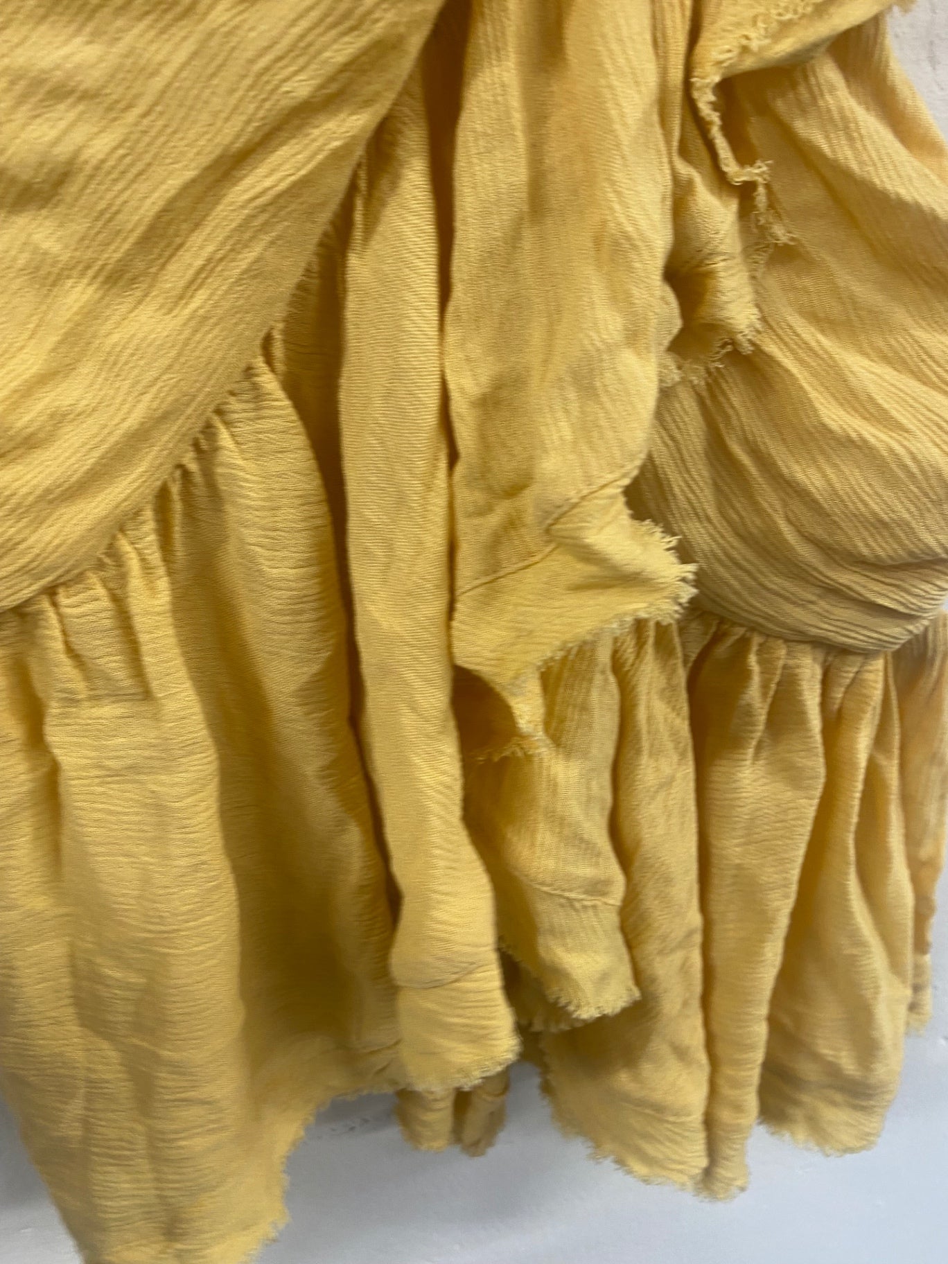 Fabulous Free People boho Crissy Cross Top UKS soft Yellow CP002