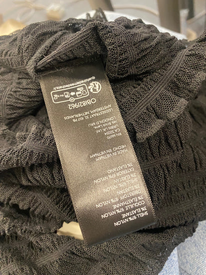 Fabulous Pilcro gypsy sheer mesh Top UKS Black CP002