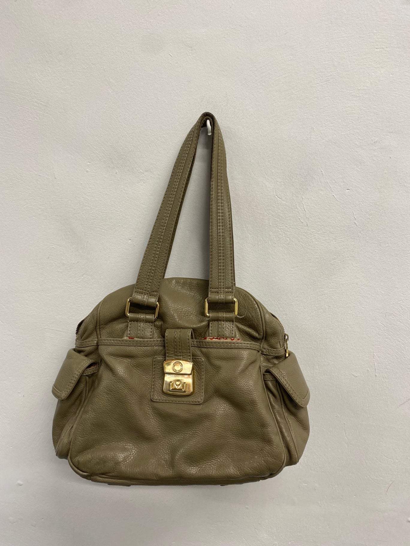 Fabulous Marc Jacobs leather Hobo Bag One size Olive Green SS002