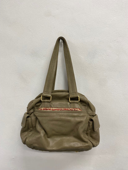 Fabulous Marc Jacobs leather Hobo Bag One size Olive Green SS002