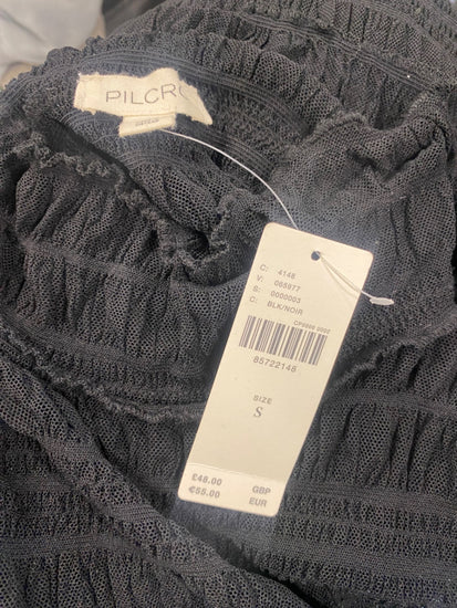 Fabulous Pilcro gypsy sheer mesh Top UKS Black CP002