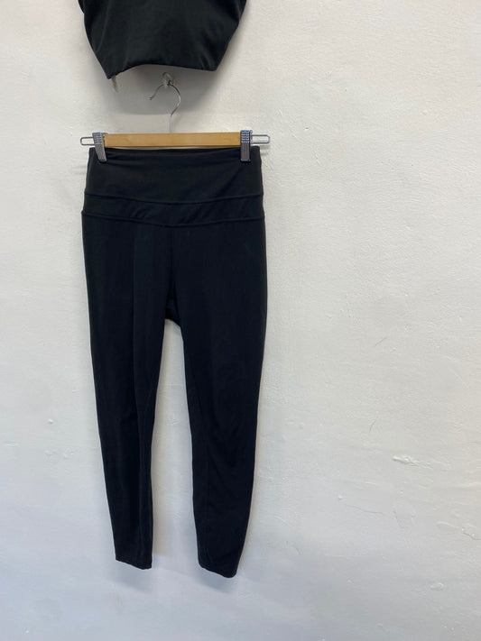 Fabulous Varley Gym Co-ord UK 8 Black active #206 CP002