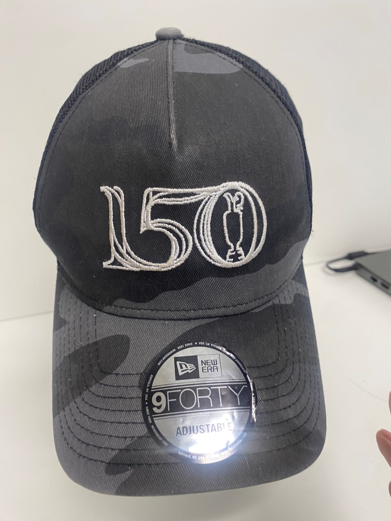 Fabulous British Open Golf 2022 150th New Era Hat One size Black Camo CP002