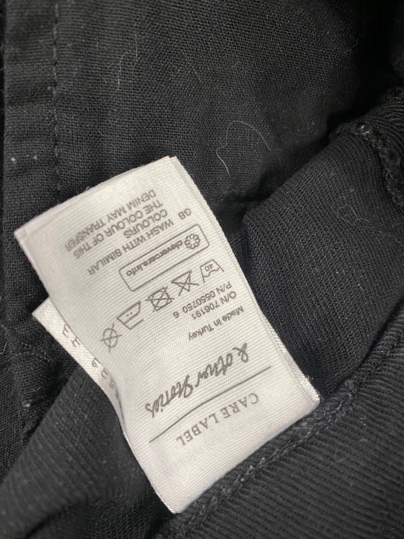 Fabulous & Other Stories Jeans UK6 Black Retro Wide leg lB500