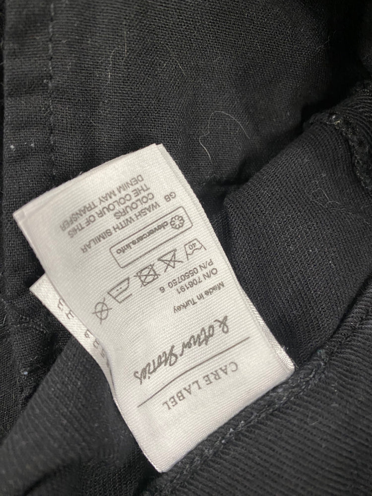 Fabulous & Other Stories Jeans UK6 Black Retro Wide leg lB500