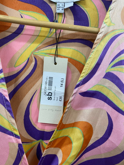 Fabulous Never Fully Dressed Autumnal Swirl Co ord UK14 L New FQ501