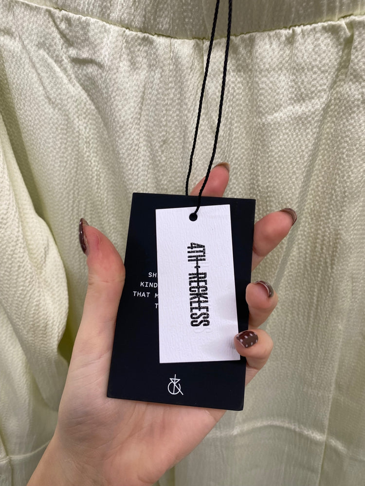 Fabulous 4th & reckless Two-piece set UK 14 Mint satin FQ501