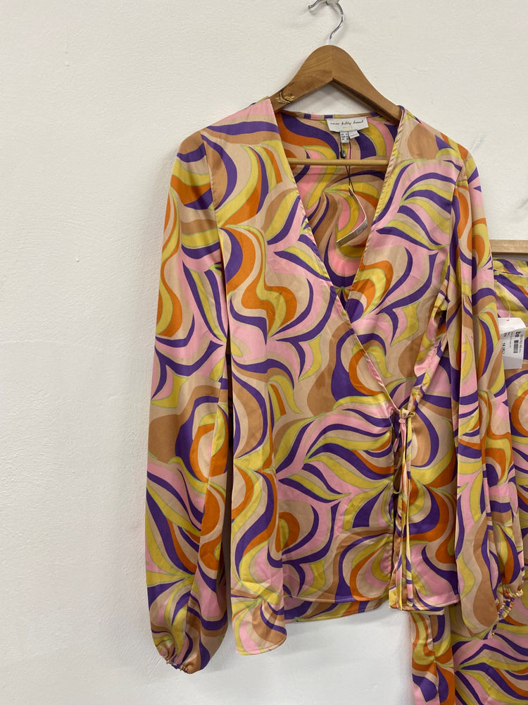 Fabulous Never Fully Dressed Autumnal Swirl Co ord UK14 L New FQ501