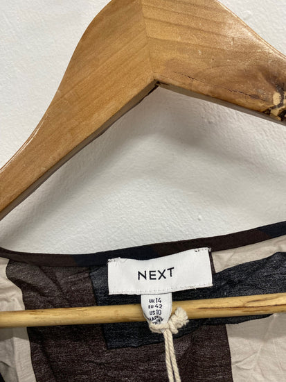 Fabulous Next Two-piece set UK 14 Brown beige lightweight FQ501