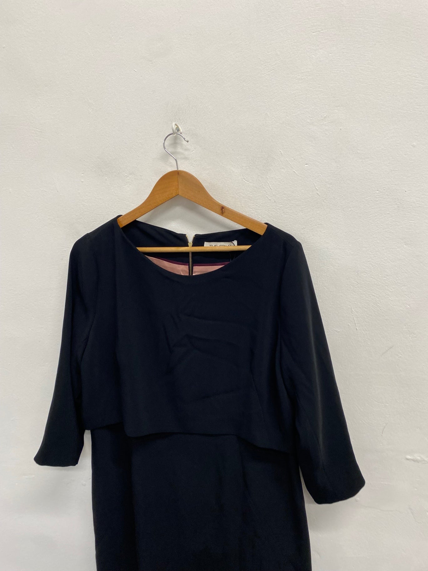 Fabulous The Fold London northcote Midi Dress UK 16 Black LG276