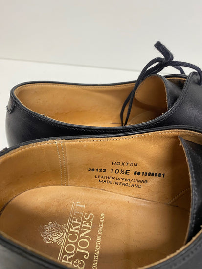 Fabulous Crockett & Jones Hoxton Oxfords Uk10.5 Black Classics LG276