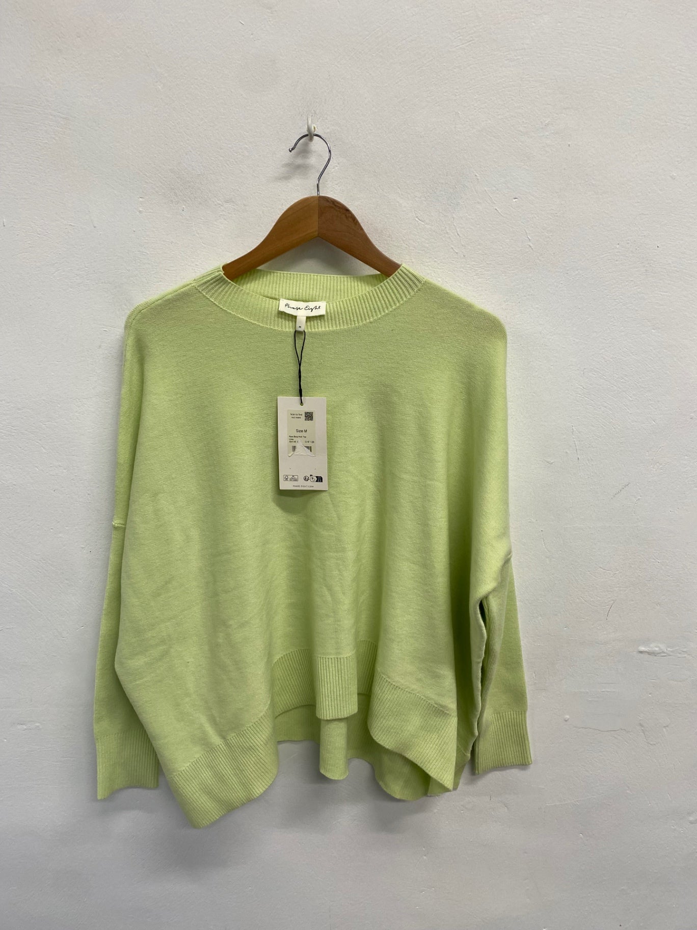 Fabulous Phase Eight Sweater UK 10 Lime green new LG276