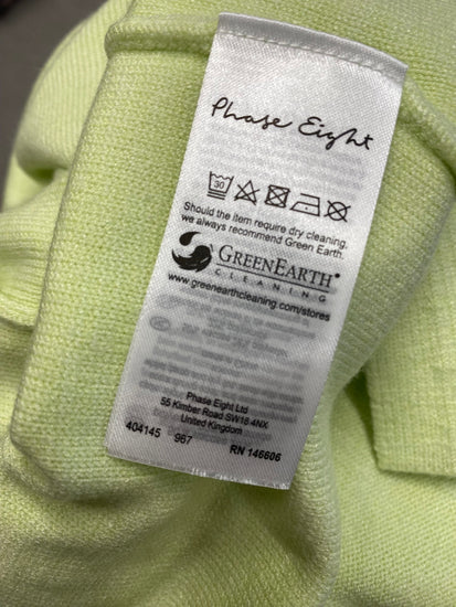 Fabulous Phase Eight Sweater UK 10 Lime green new LG276