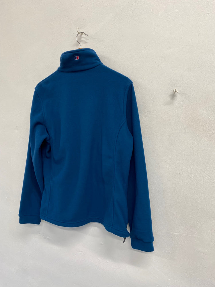Fabulous Berghaus Fleece Jumper UK 16 Blue LG276