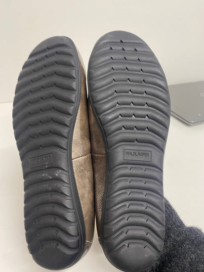 Fabulous WaldLaufer leather width H Ballet Flats UK6.5 Taupe