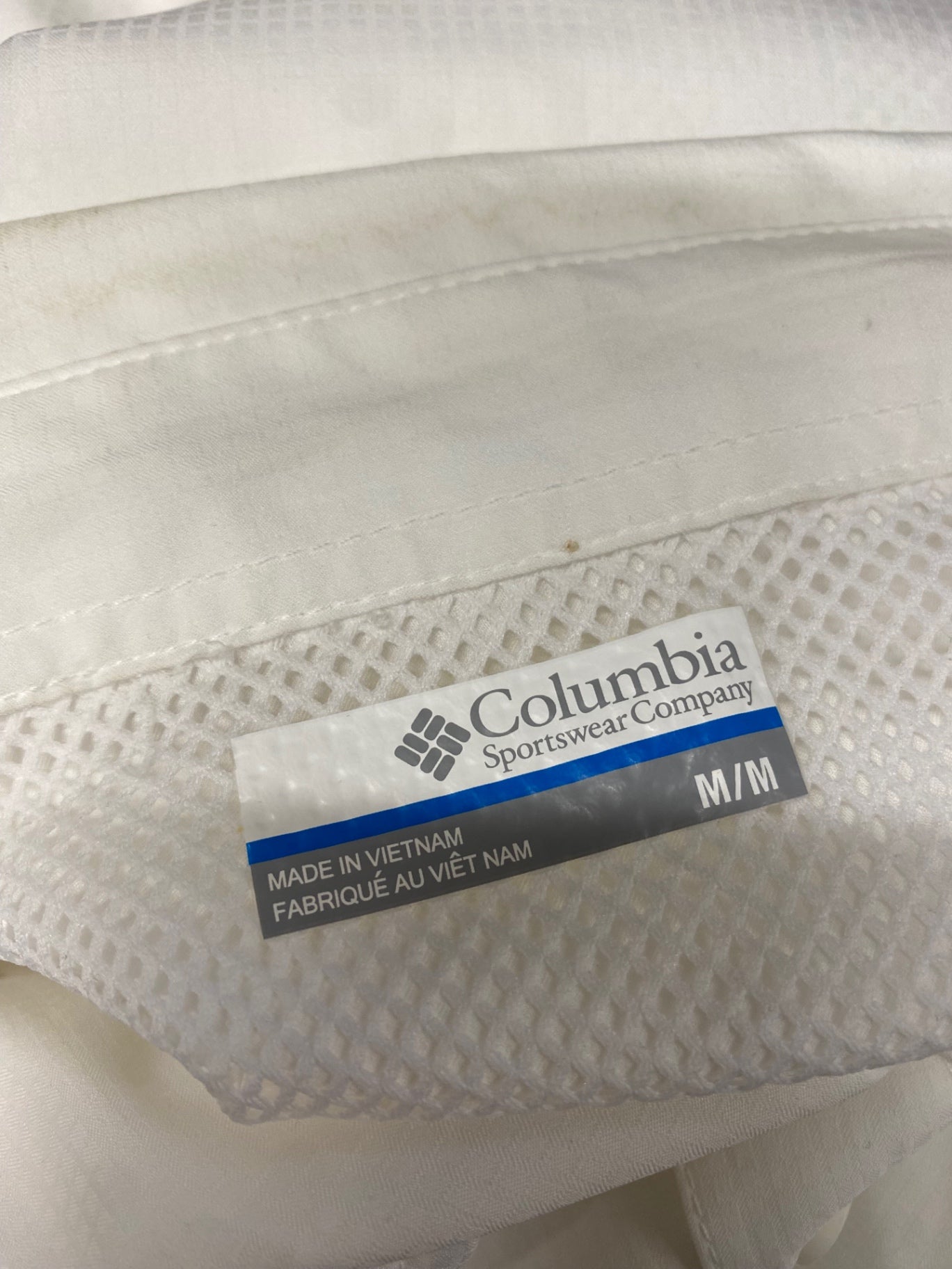 Fabulous Columbia Shirt UK M White Texas longhorns LG276