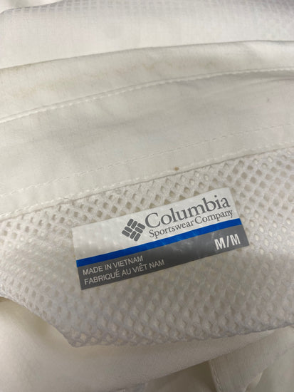 Fabulous Columbia Shirt UK M White Texas longhorns LG276