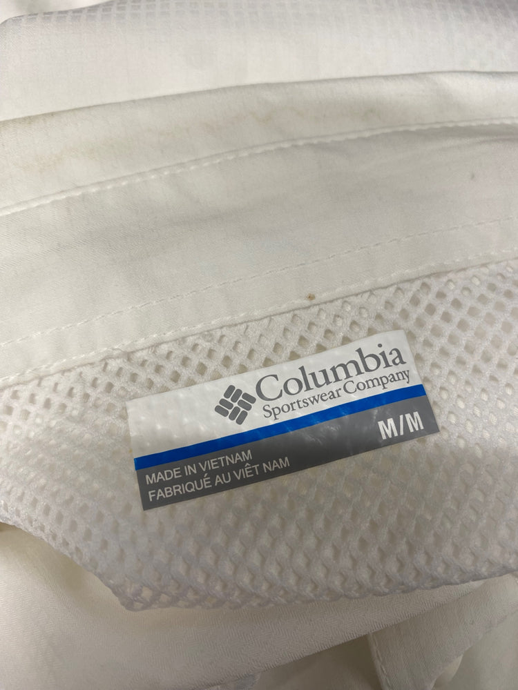 Fabulous Columbia Shirt UK M White Texas longhorns LG276