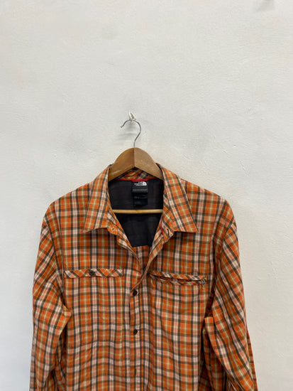 Fabulous The North Face Shirt UK XL Orange checked LG276