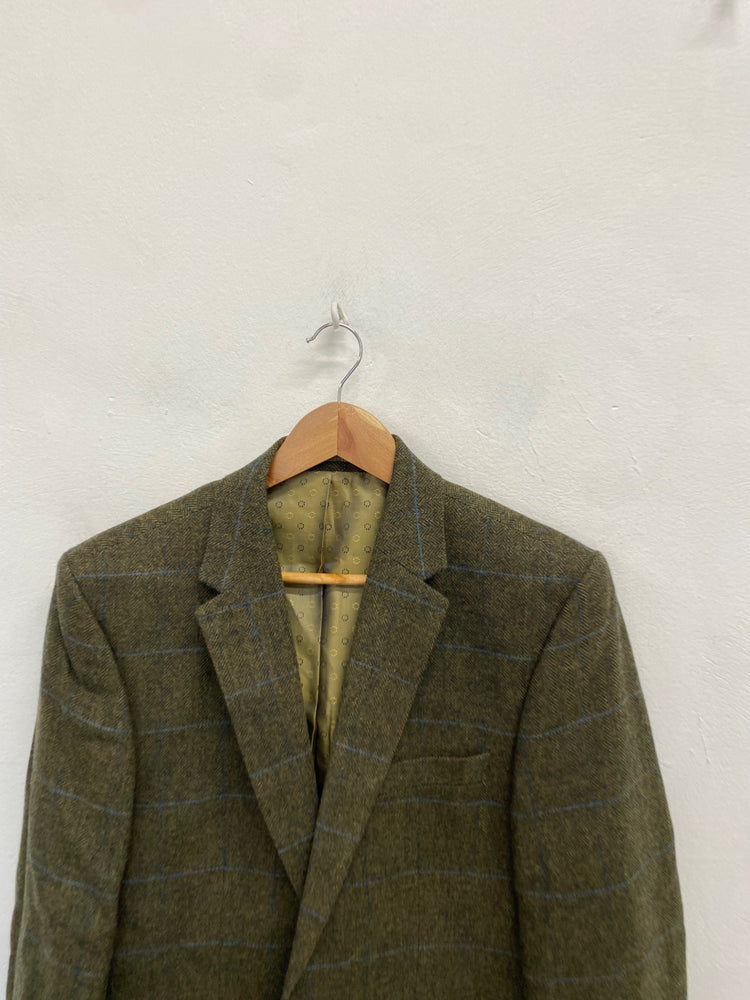 Fabulous Newforest sport shooting jacket Blazer UK 40L Khaki tweed LG276