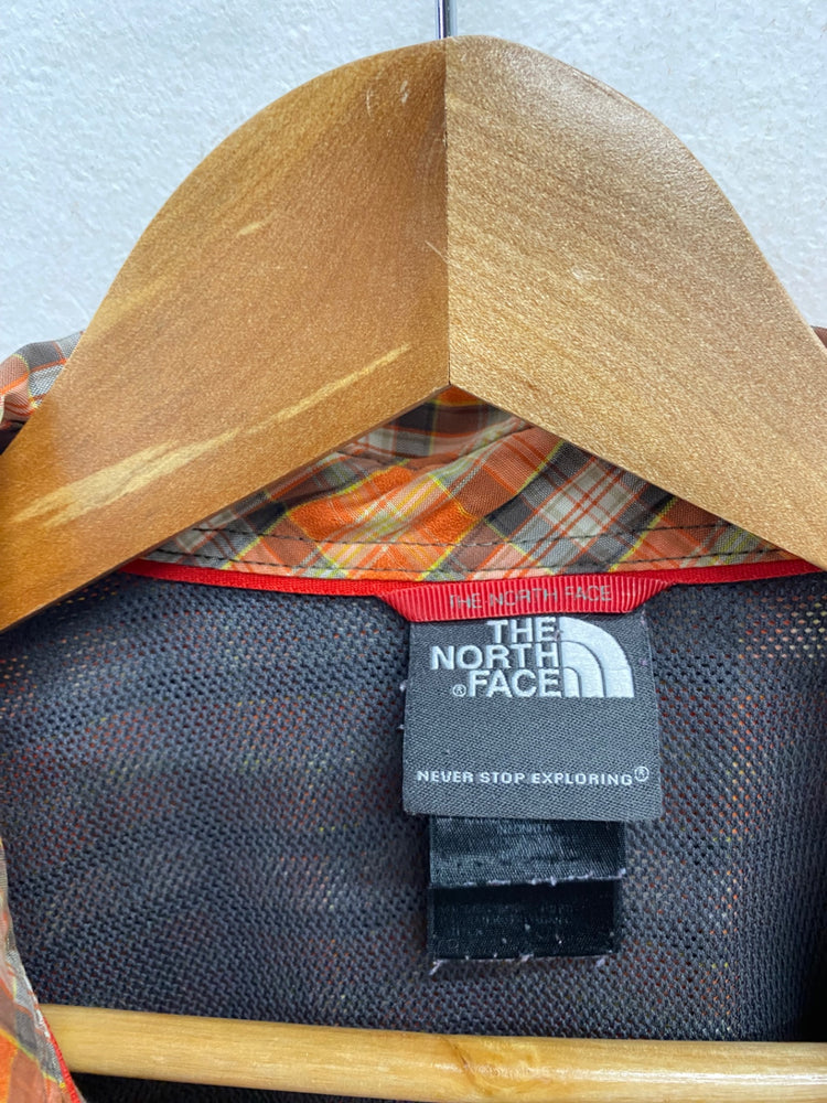 Fabulous The North Face Shirt UK XL Orange checked LG276