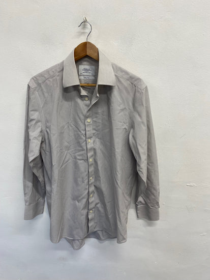 Fabulous Charles Tyrwhitt Shirt 15.5" slim fit Light Grey LG276