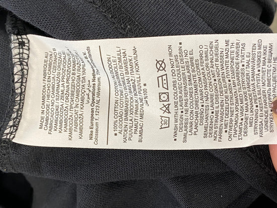 Fabulous Nike jordan diamond logo T-Shirt UK S Black green LG276