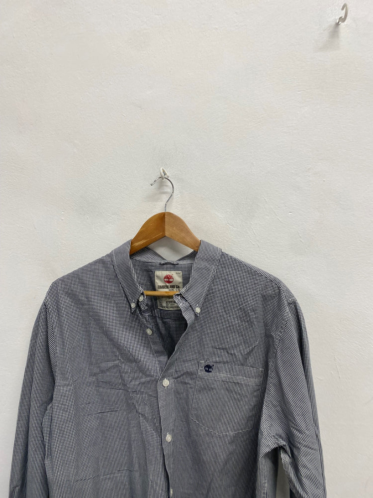 Fabulous Timberland Shirt UK L Grey checked LG276