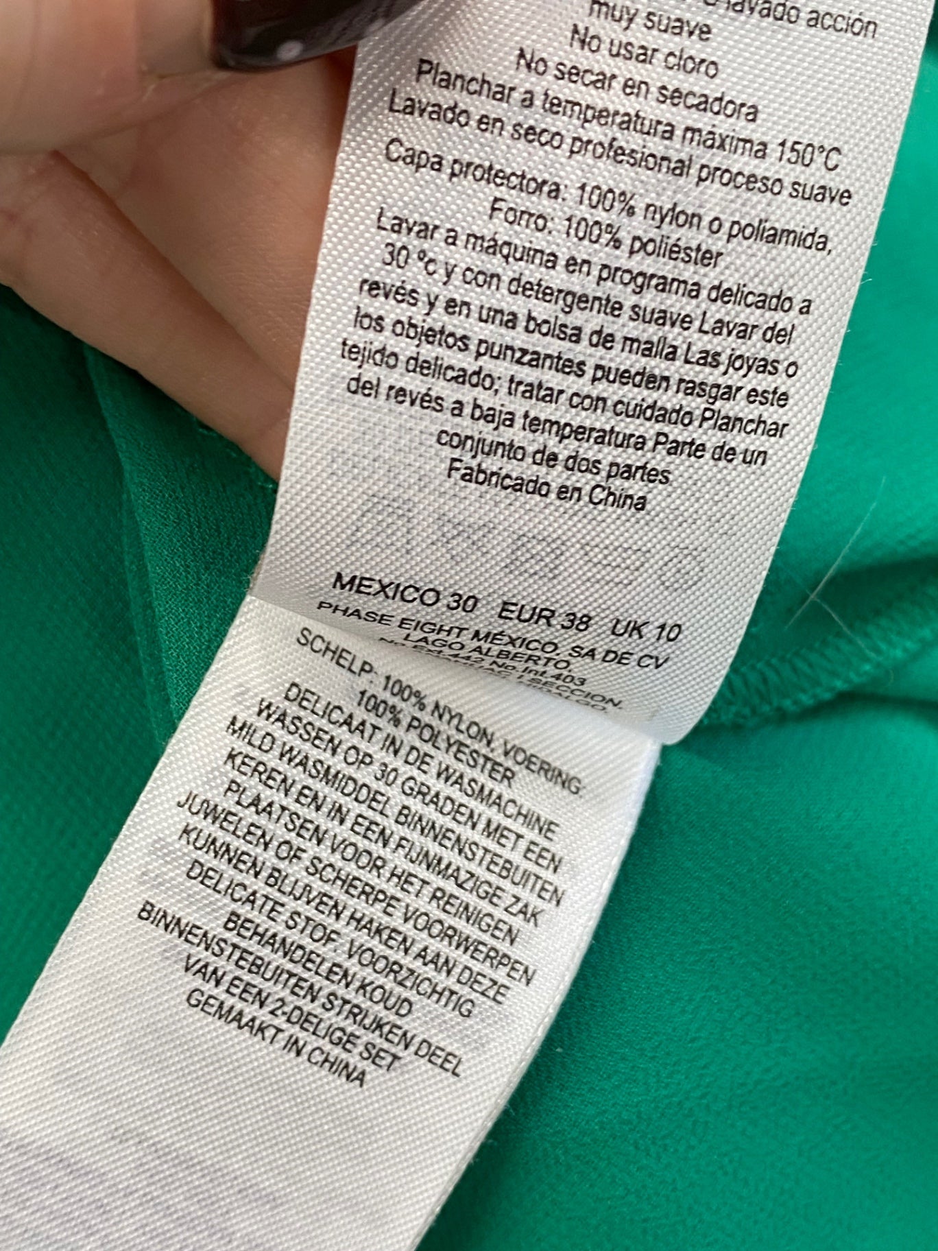 Fabulous Damsel in a dress Maxi Dress UK 10 Green lace CP002