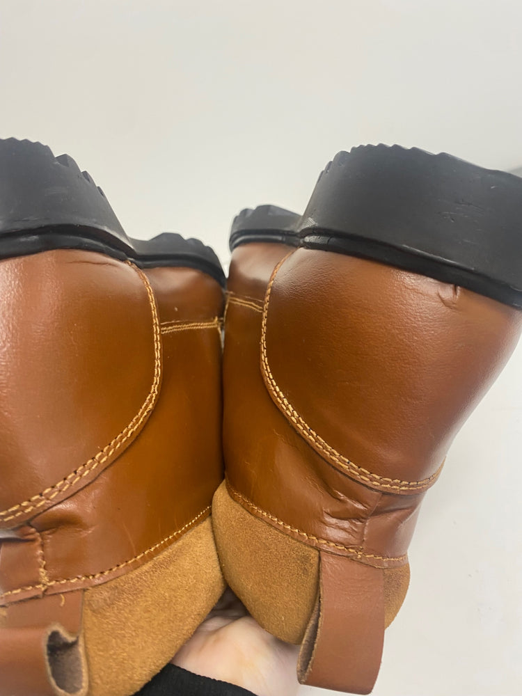 Fabulous Pegasus leather walking Boots Uk10 Brown LG276