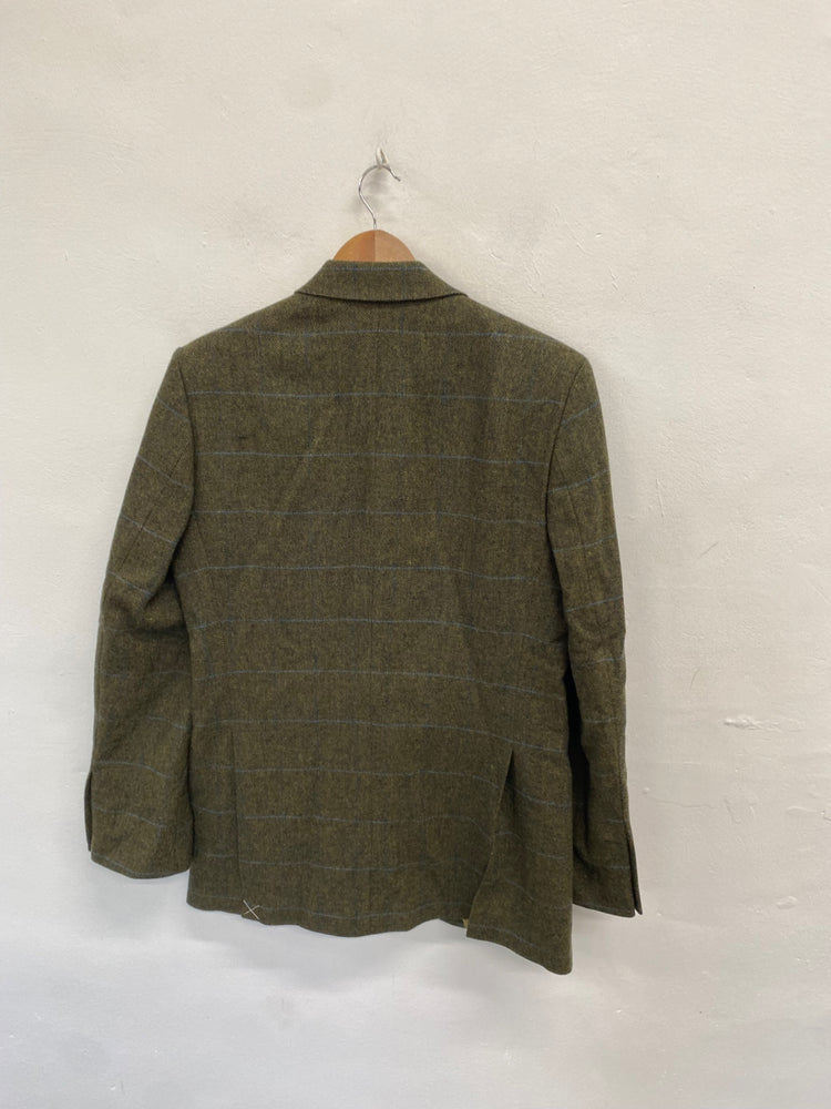 Fabulous Newforest sport shooting jacket Blazer UK 40L Khaki tweed LG276