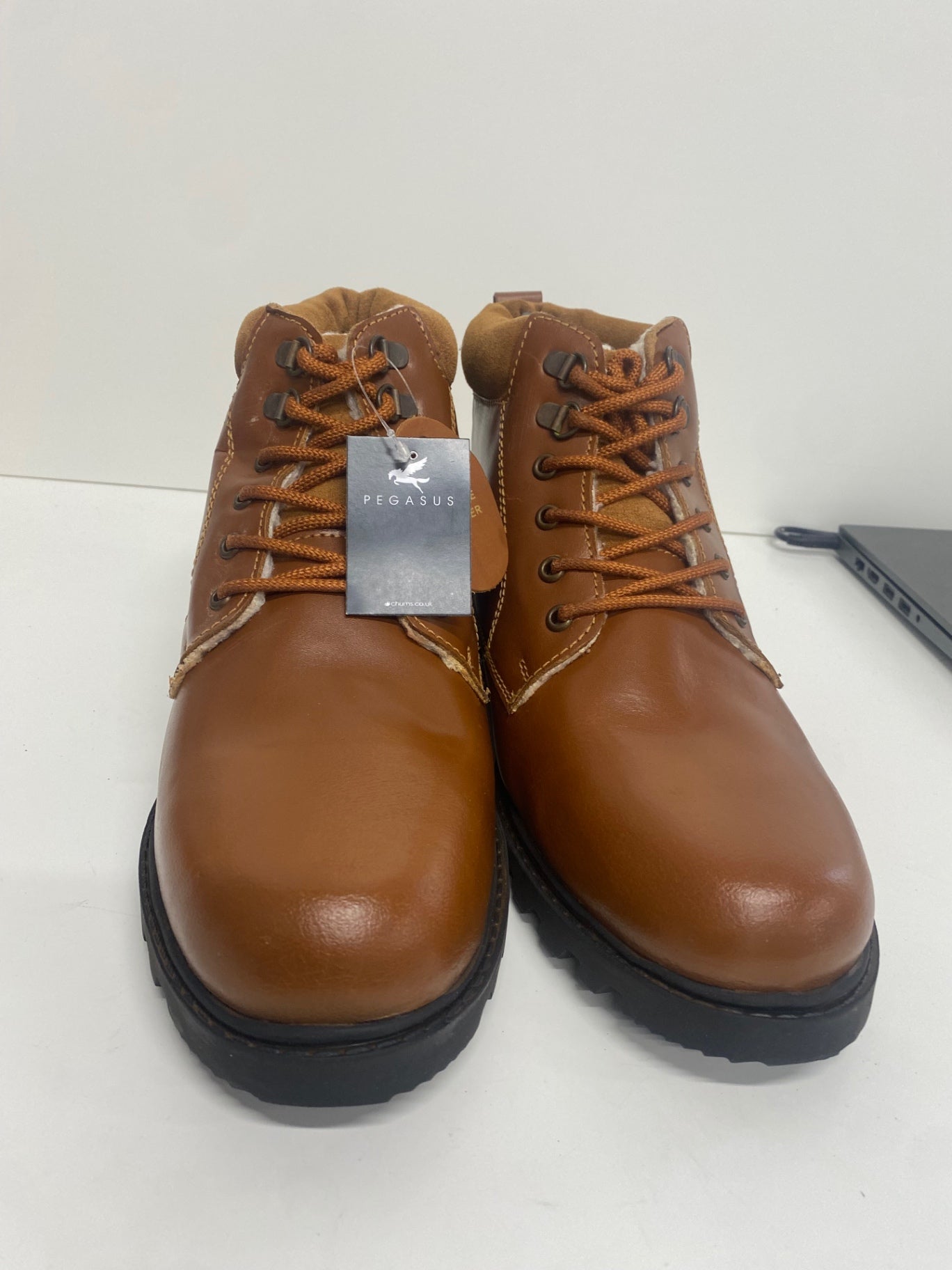 Fabulous Pegasus leather walking Boots Uk10 Brown LG276
