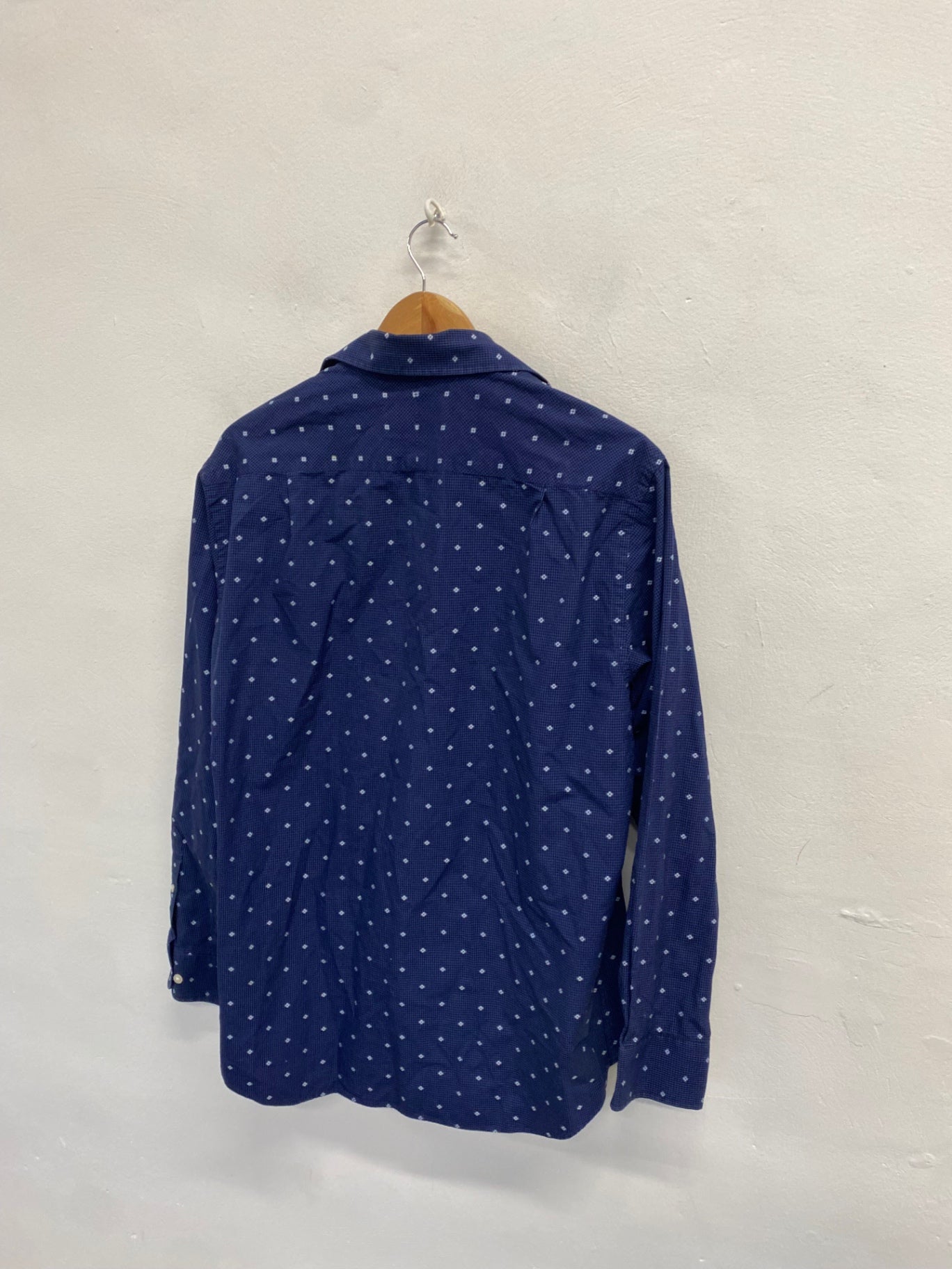 Fabulous Charles Tyrwhitt Shirt UK M Blue speckle LG276