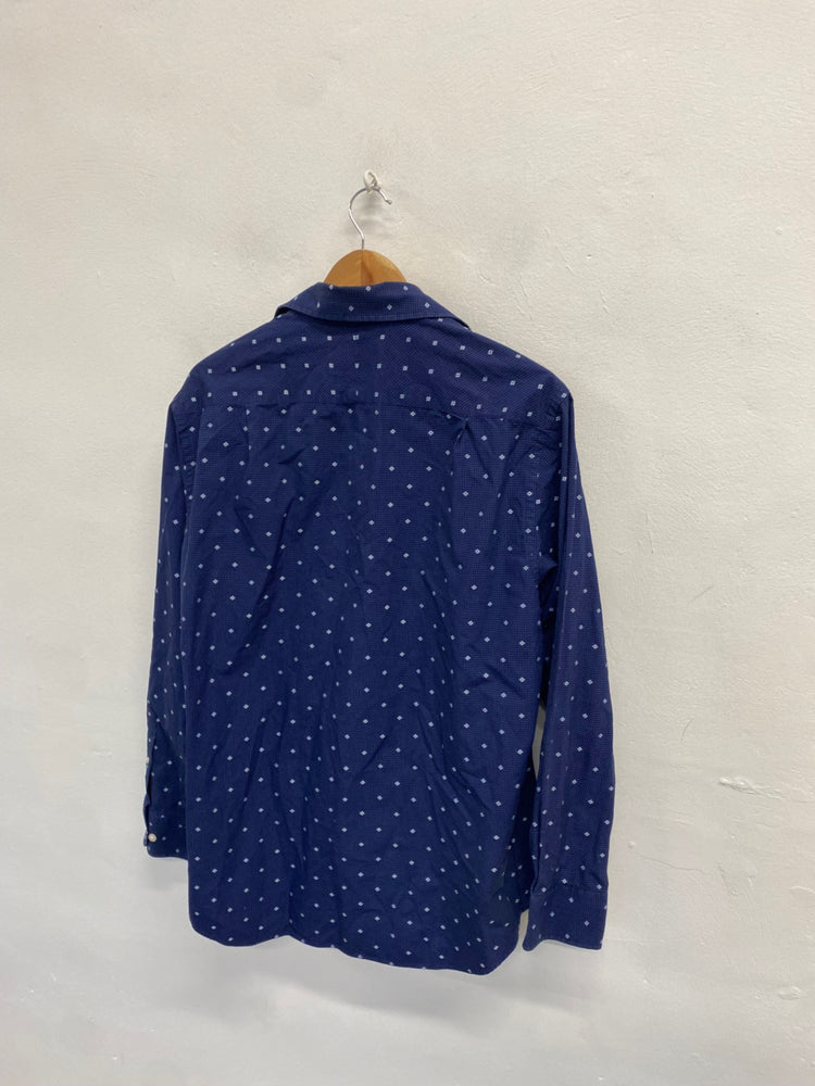 Fabulous Charles Tyrwhitt Shirt UK M Blue speckle LG276