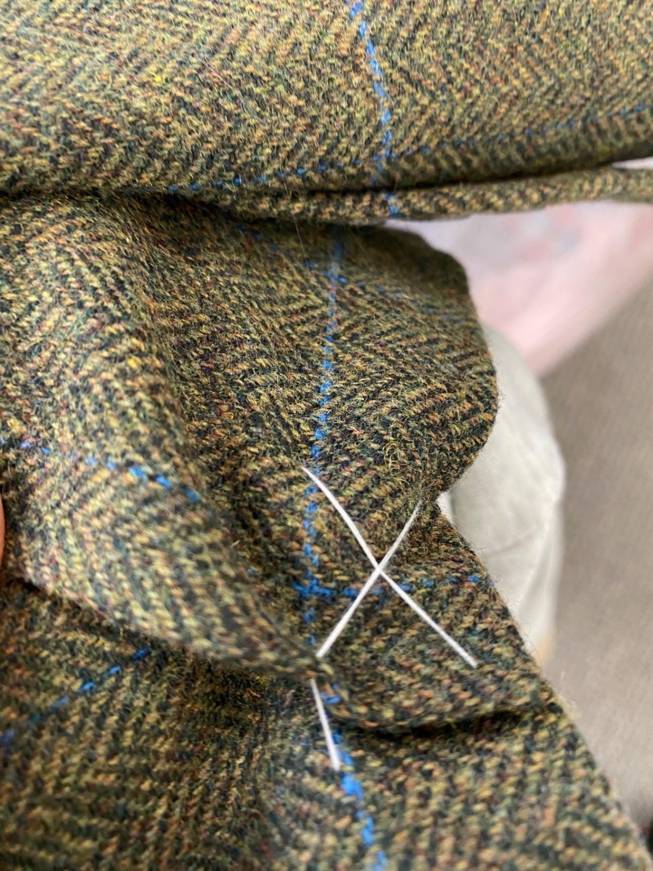 Fabulous Newforest sport shooting jacket Blazer UK 40L Khaki tweed LG276