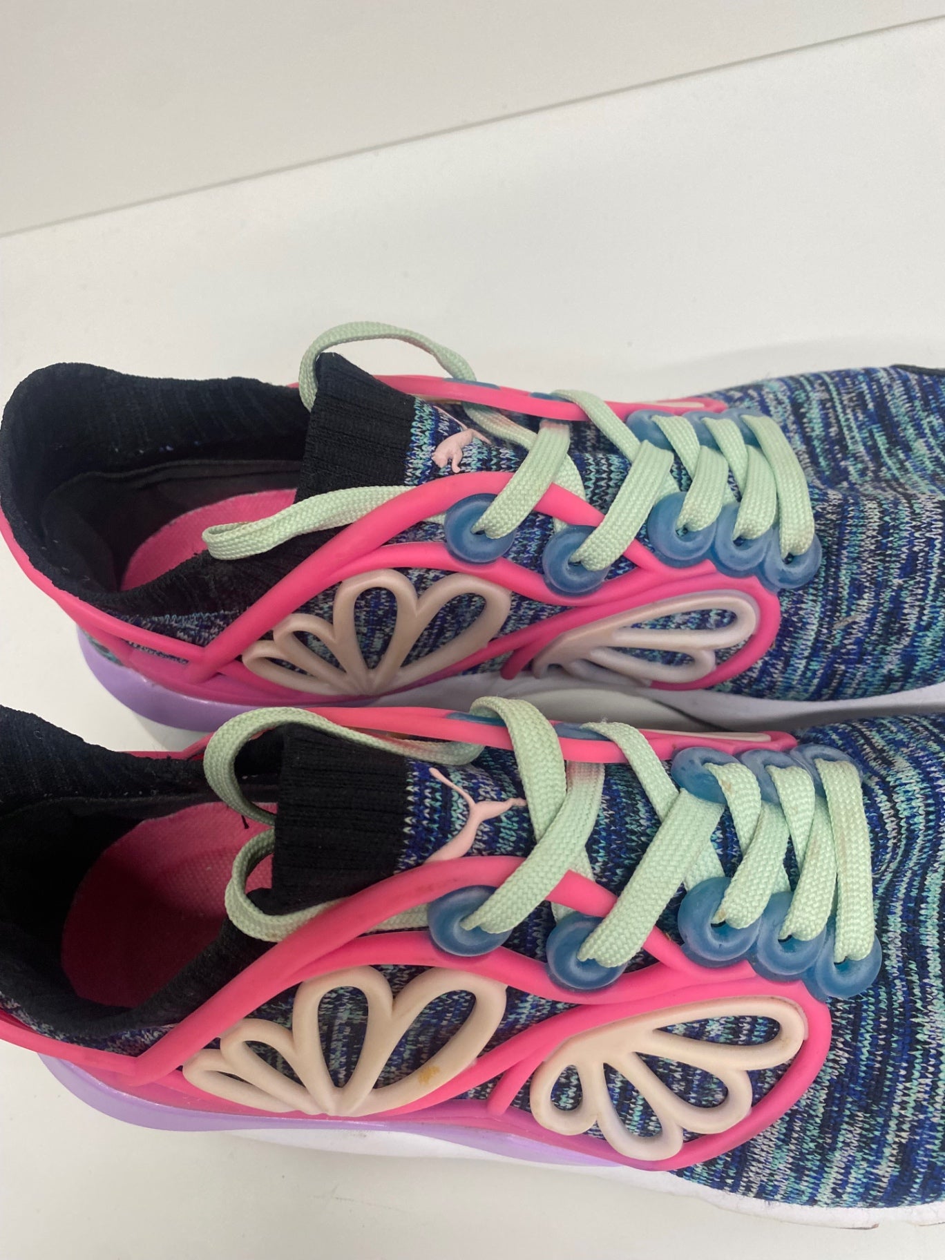 Fabulous Puma x Sophia Webster pearl cage Ignore Sneakers UK6 pink VW001