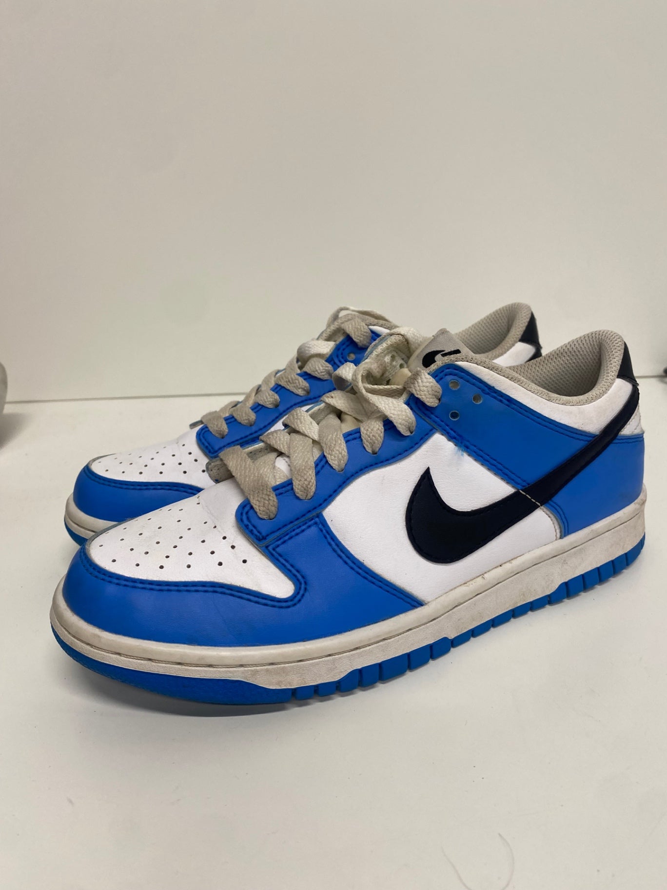 Fabulous Nike Dunk low Sneakers Uk5.5 Blue & White VW001