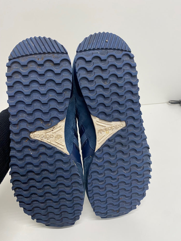 Fabulous Adidas ZX 750 suede Sneakers Uk8 Navy Blue Classics LT002